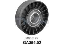 Deflection/Guide Pulley, V-ribbed belt