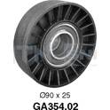 Deflection/Guide Pulley, V-ribbed belt SNR - GA354.02