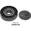 Deflection/Guide Pulley, V-ribbed belt SNR - GA357.02