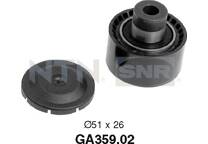 Deflection/Guide Pulley, V-ribbed belt