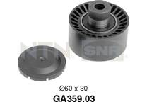 Deflection/Guide Pulley, V-ribbed belt
