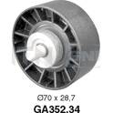 Galet enrouleur (courroie d'accessoire) SNR - GA352.34