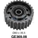 Galet enrouleur (courroie de distribution) SNR - GE369.08