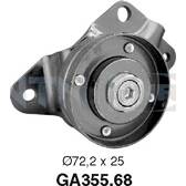 Galet tendeur (courroie d'accessoire) SNR - GA355.68