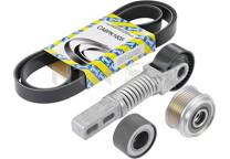 Kit Courroie Et Galets D’accessoire PROCODIS KGA4023 – Compatible Références VKMA 33095, KA866.17, Etc. – Marque Première Monte Continental/Dayco