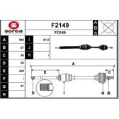 Antriebswelle SNRA - F2149