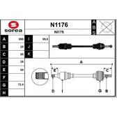 Antriebswelle SNRA - N1176