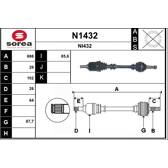 Antriebswelle SNRA - N1432