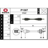 Antriebswelle SNRA - P1307
