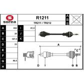 Antriebswelle SNRA - R1211