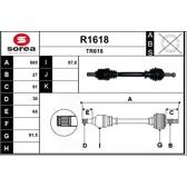 Antriebswelle SNRA - R1618