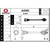 Antriebswellen SNRA - A2592