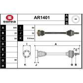 Antriebswelle SNRA - AR1401