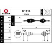 Antriebswellen SNRA - O1414