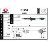 Árbol de transmisión SNRA - B1259