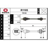 Árbol de transmisión SNRA - R1105