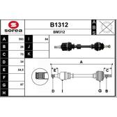 Cardan SNRA - B1312