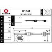 Cardan SNRA - R1541