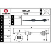 Cardan SNRA - R1609
