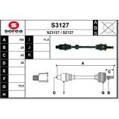 Cardan SNRA - S3127