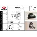 Démarreur (Remanufacturé) SNRA - VW9013