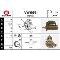 Démarreur (Remanufacturé) SNRA - VW9056