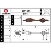 Drive Shaft SNRA - B1180