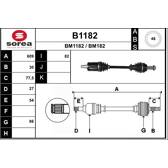 Drive Shaft SNRA - B1182