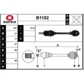 Drive Shafts SNRA - B1192