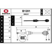 Drive Shaft SNRA - B1201