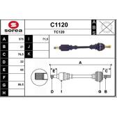 Drive Shaft SNRA - C1120