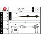 Drive Shaft SNRA - C1347