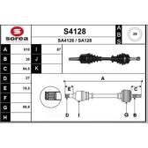 Drivaxel SNRA - S4128