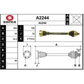 Semiasse SNRA - A2244