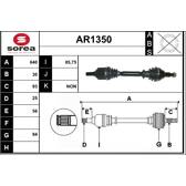 Semiasse SNRA - AR1350