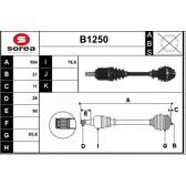 Semiassi SNRA - B1250