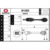 Semiassi SNRA - B1260