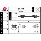 Semiasse SNRA - B1300
