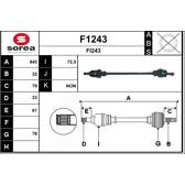 Semiasse SNRA - F1243