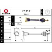Semiasse SNRA - F1315