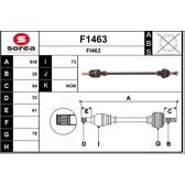 Semiasse SNRA - F1463