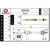 Semiasse SNRA - F2173