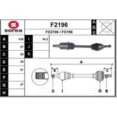 Semiasse SNRA - F2196