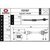Semiasse SNRA - F2197