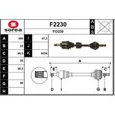 Semiasse SNRA - F2230