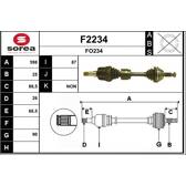 Semiasse SNRA - F2234