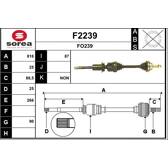 Semiasse SNRA - F2239