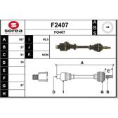 Semiasse SNRA - F2407