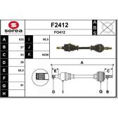 Semiasse SNRA - F2412