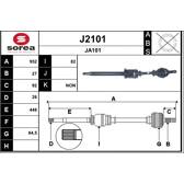 Semiasse SNRA - J2101